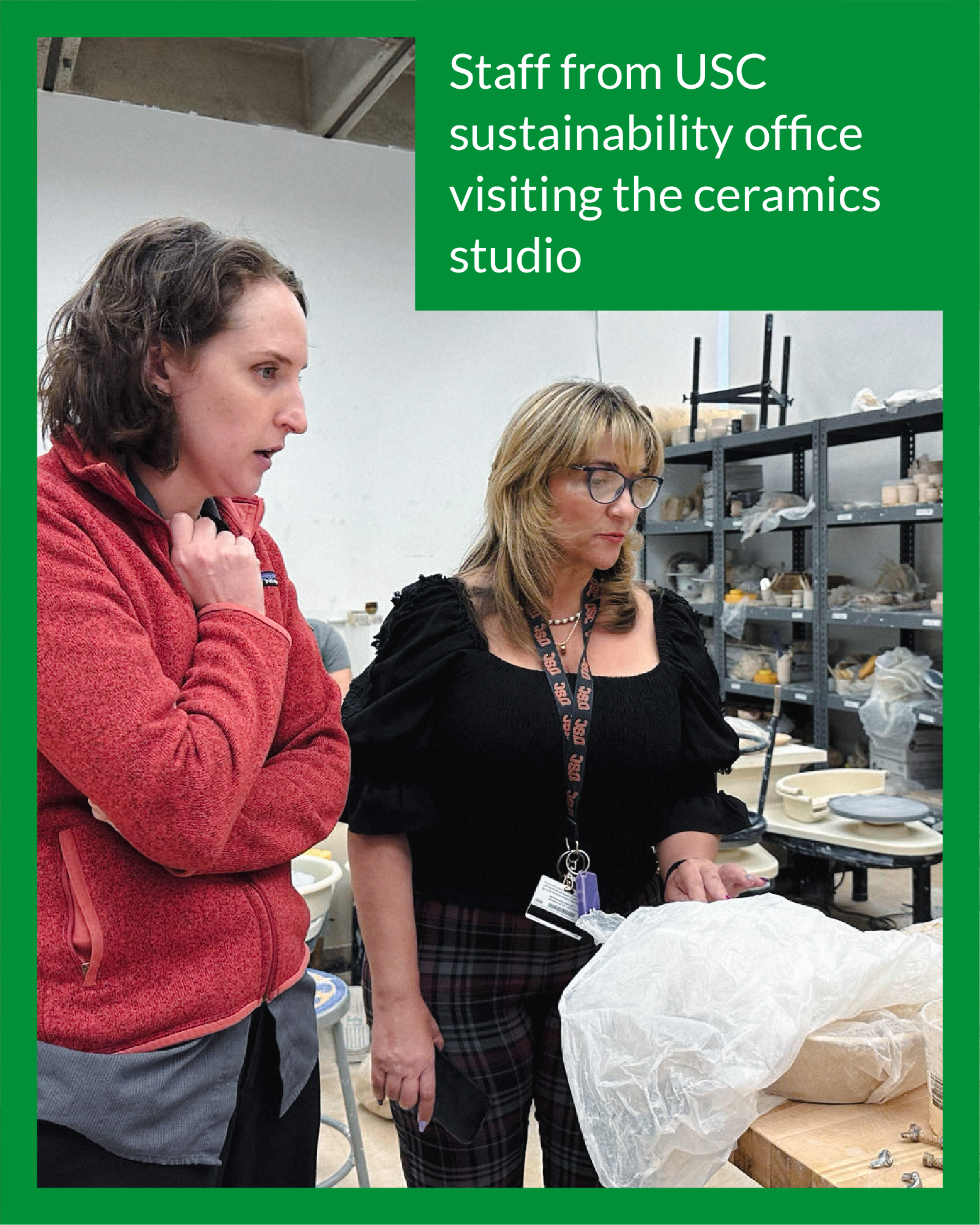 visiting ceramics studio